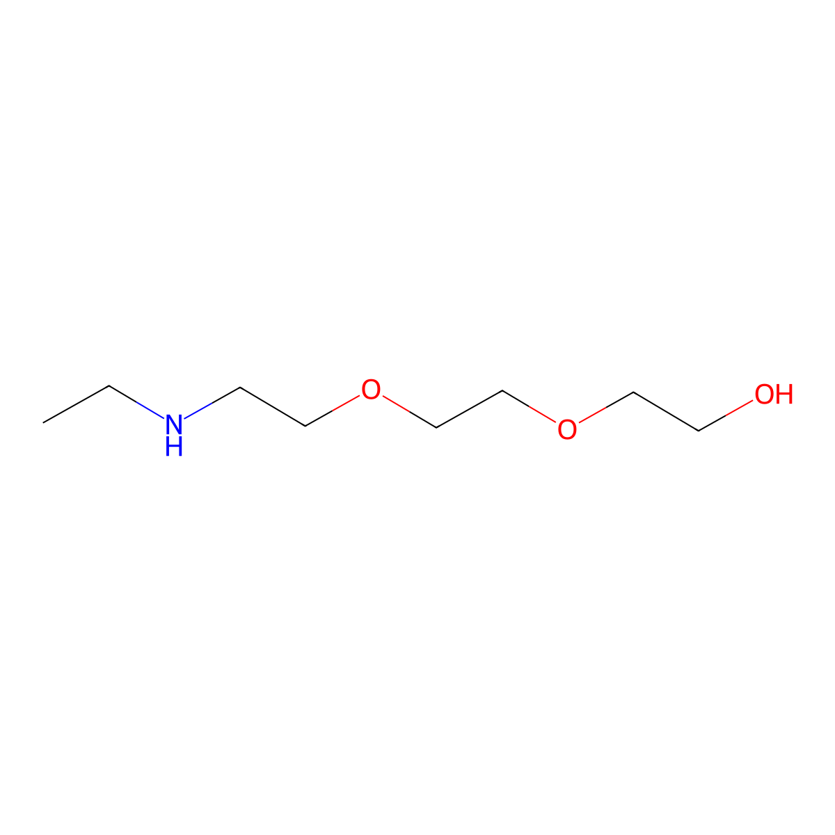 2-[2-(2-Ethylamino-ethoxy)-ethoxy]-ethanol molecular structure, CAS 1694210-96-2