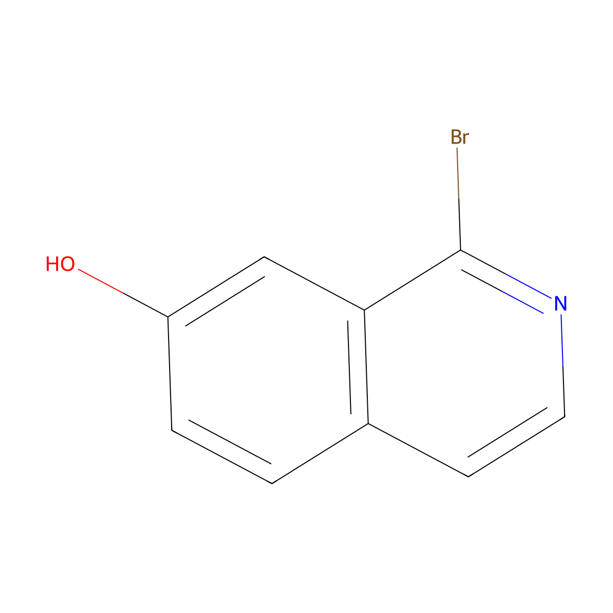 1-Bromoisoquinolin-7-ol molecular structure, CAS 1694232-81-9