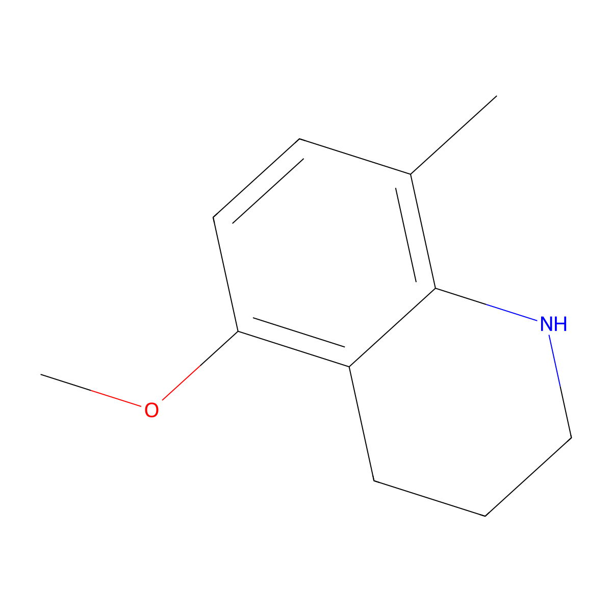 5-Methoxy-8-methyl-1,2,3,4-tetrahydroquinoline molecular structure, CAS 1694238-10-2