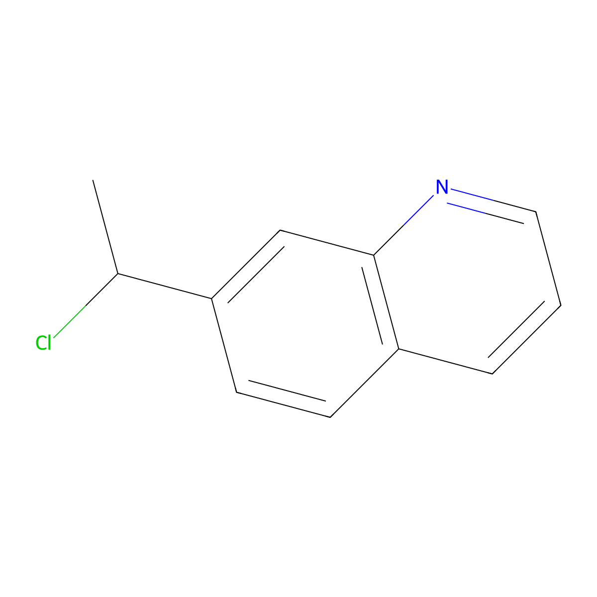 7-(1-Chloroethyl)quinoline molecular structure, CAS 1694395-14-6