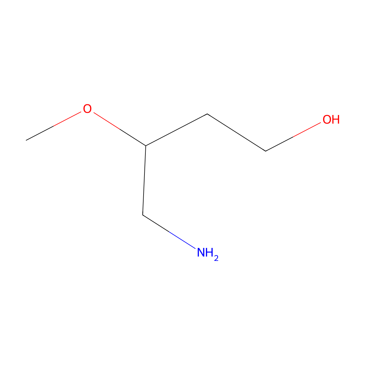 4-Amino-3-methoxybutan-1-ol molecular structure, CAS 1694576-79-8