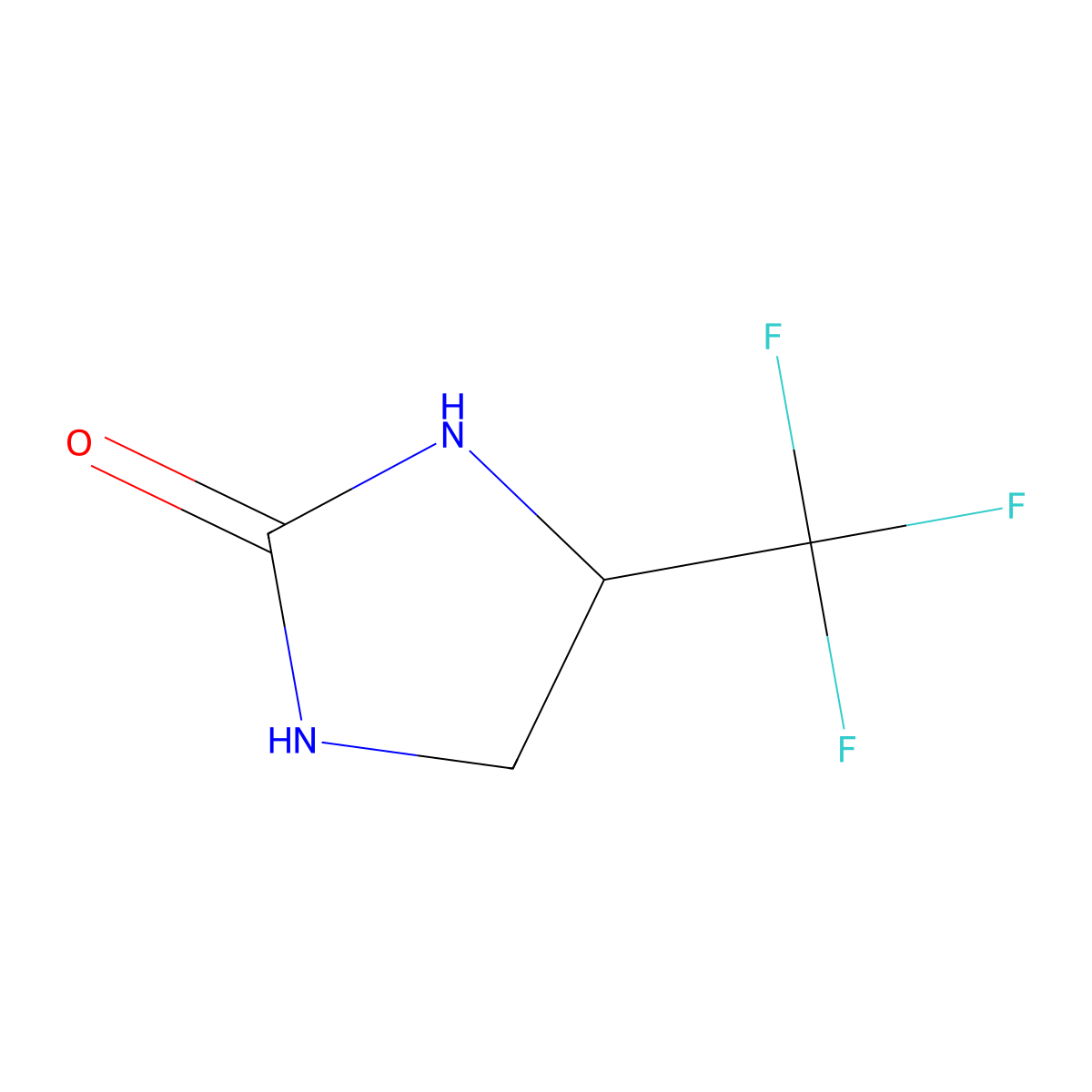 4-(Trifluoromethyl)imidazolidin-2-one molecular structure, CAS 1694615-69-4