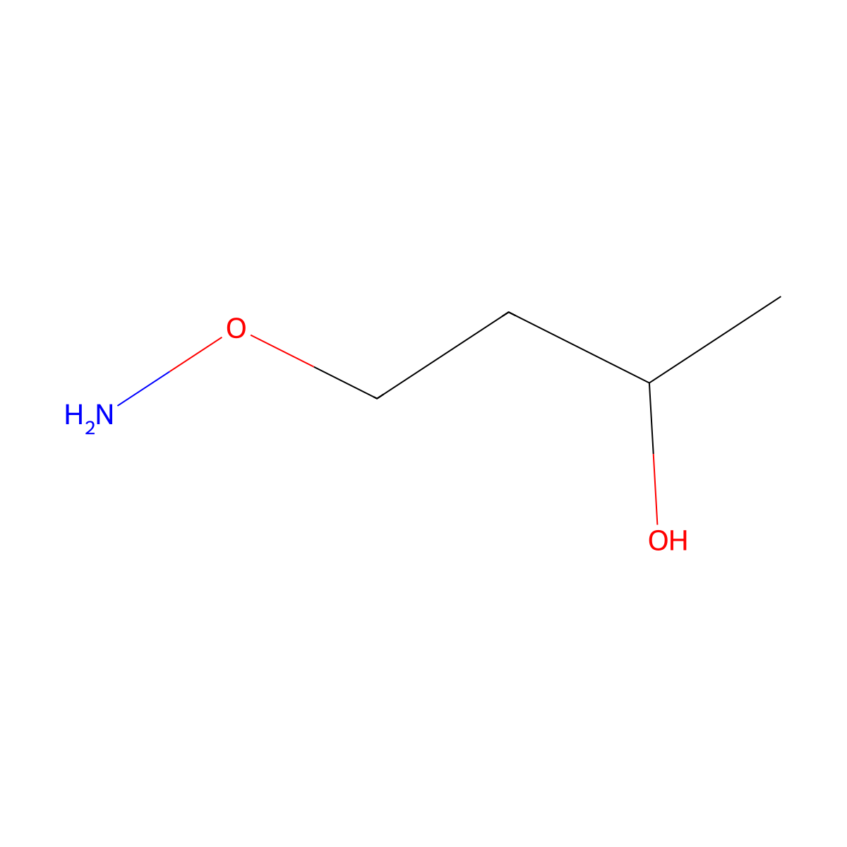 4-(Aminooxy)butan-2-ol molecular structure, CAS 1694774-15-6