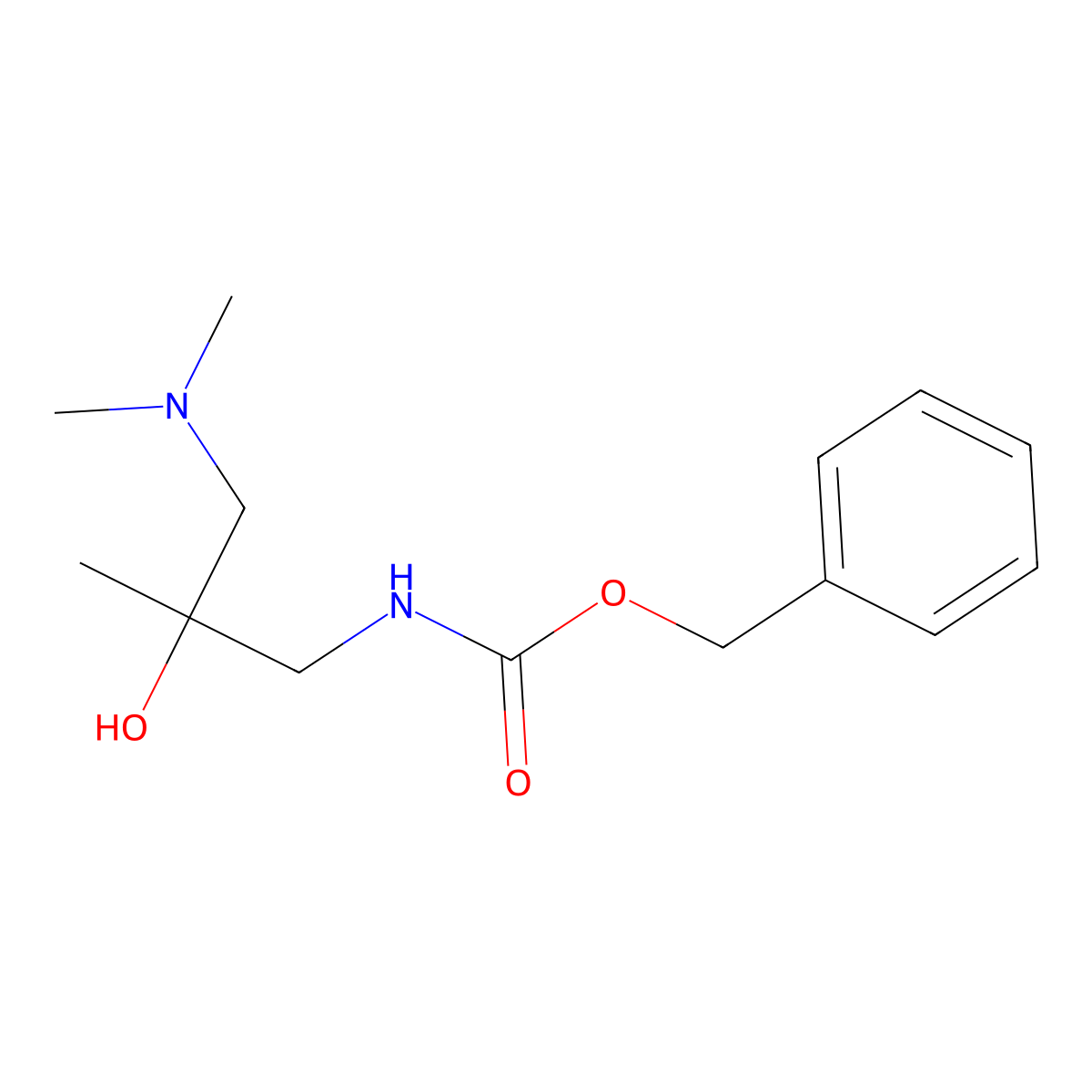 benzyl N-[3-(dimethylamino)-2-hydroxy-2-methylpropyl]carbamate molecular structure, CAS 1694858-88-2