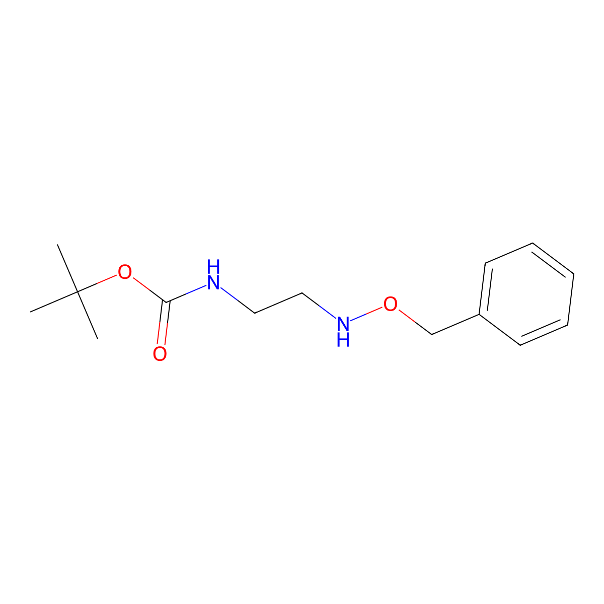 tert-butyl N-{2-[(benzyloxy)amino]ethyl}carbamate molecular structure, CAS 1694933-78-2