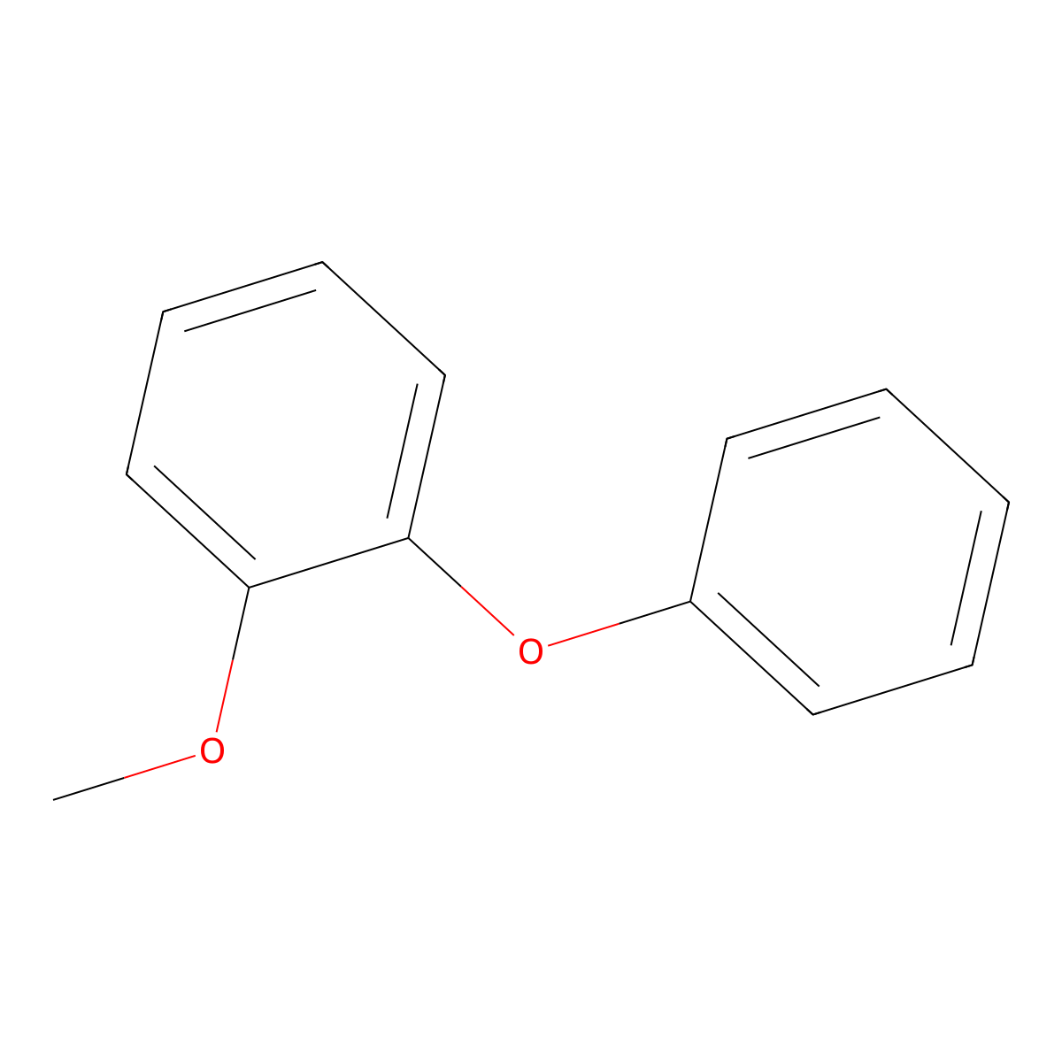 2-Methoxyphenyl phenyl ether molecular structure, CAS 1695-04-1