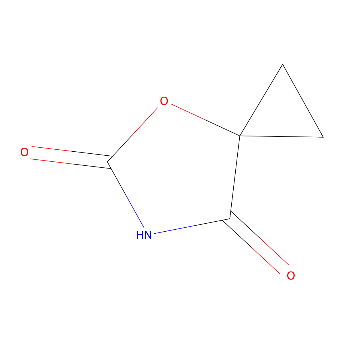 4-Oxa-6-azaspiro[2.4]heptane-5,7-dione molecular structure, CAS 1695042-94-4