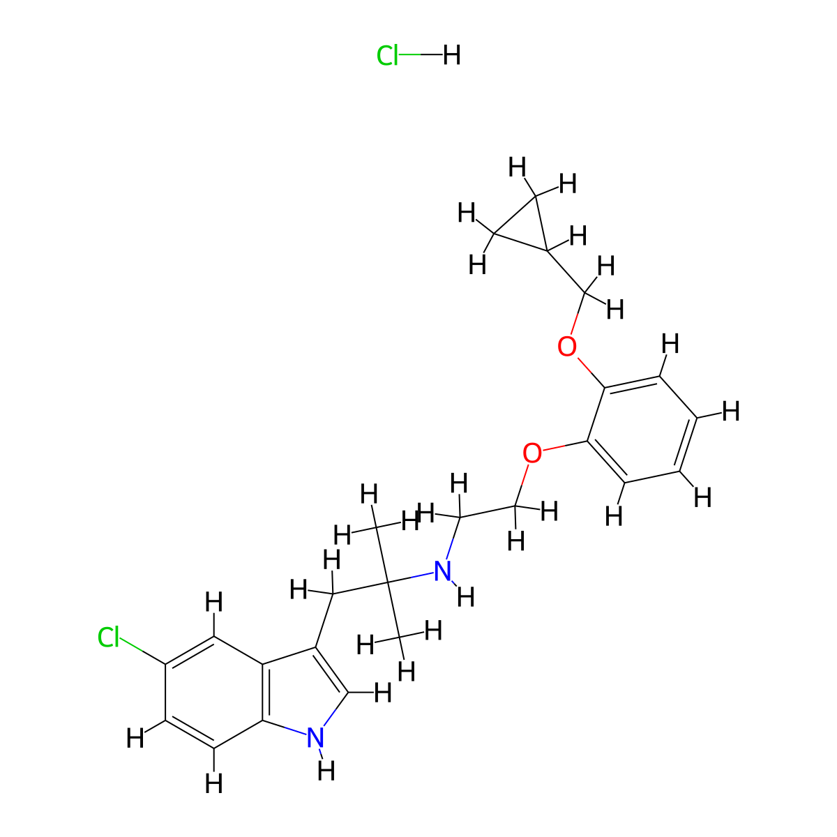 RS-17053 molecular structure, CAS 169505-93-5