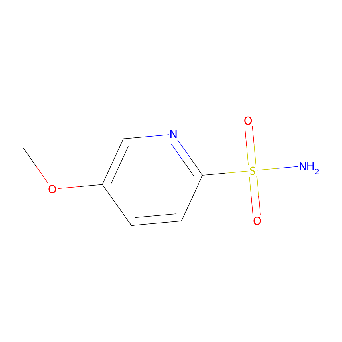 5-Methoxypyridine-2-sulfonamide molecular structure, CAS 1695197-47-7