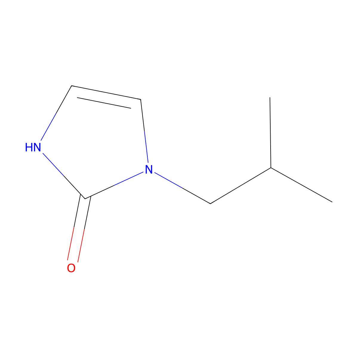 1-Isobutyl-1,3-dihydro-2h-imidazol-2-one molecular structure, CAS 1695299-07-0