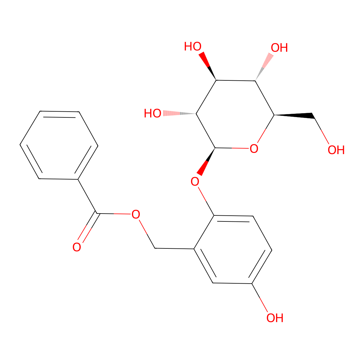 Salireposide molecular structure, CAS 16955-55-8