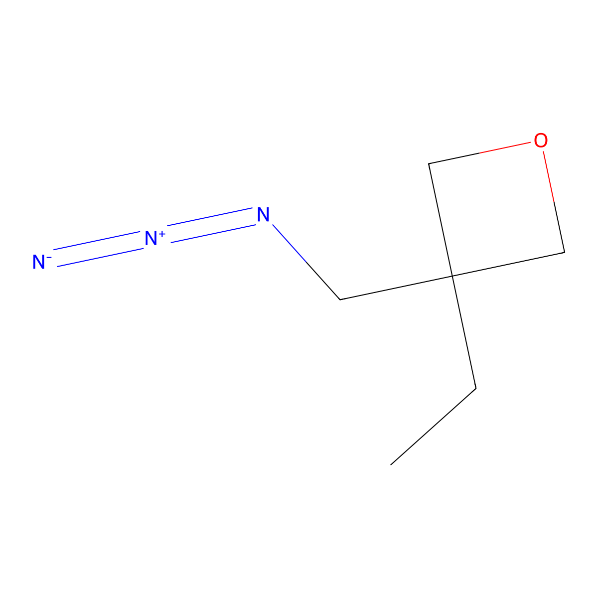 3-(Azidomethyl)-3-ethyloxetane molecular structure, CAS 169564-69-6