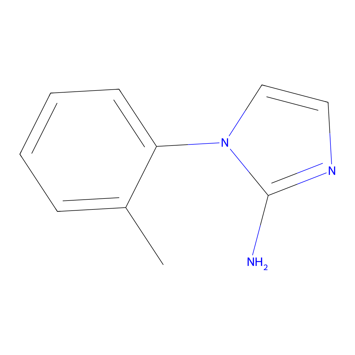 1-(O-Tolyl)-1H-imidazol-2-amine molecular structure, CAS 1695711-07-9