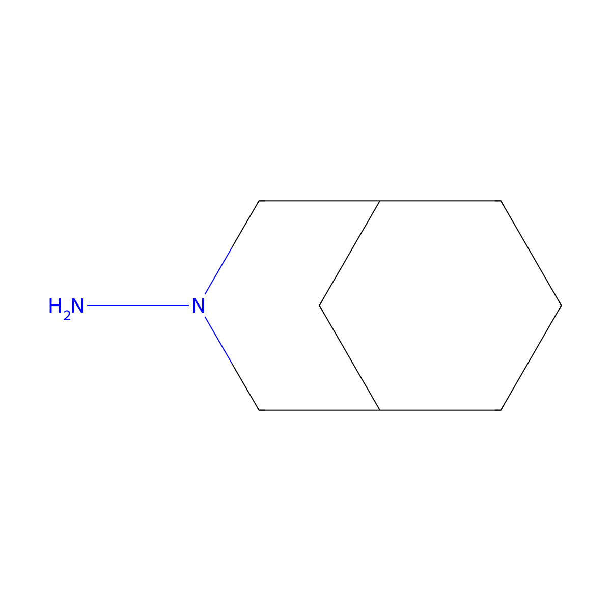 3-Azabicyclo[3.3.1]nonan-3-amine molecular structure, CAS 1695791-52-6