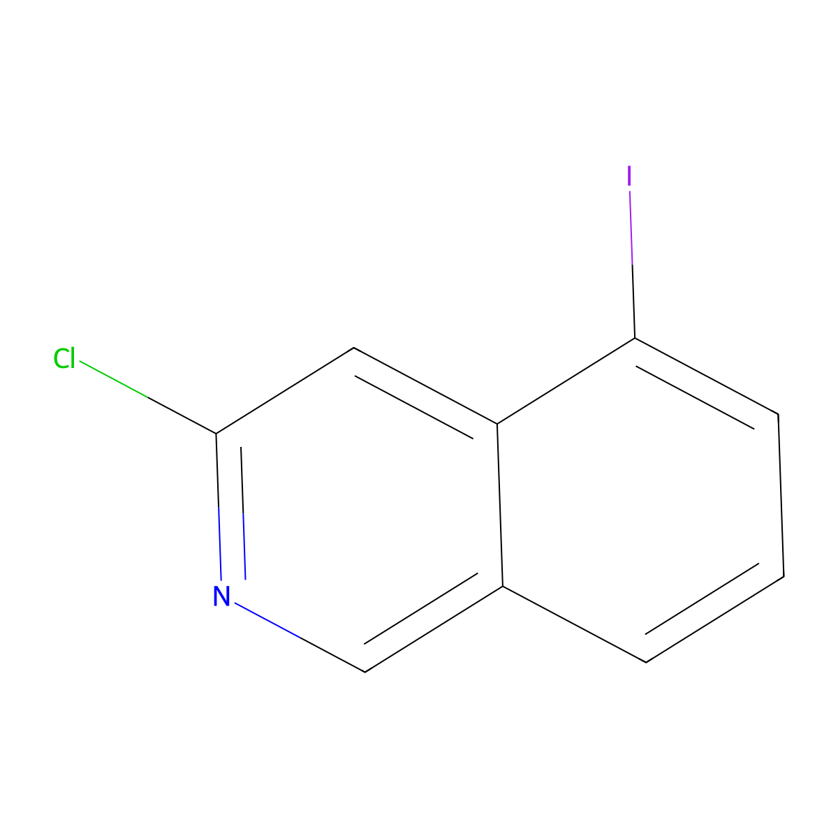 3-Chloro-5-iodo-isoquinoline molecular structure, CAS 1695831-18-5