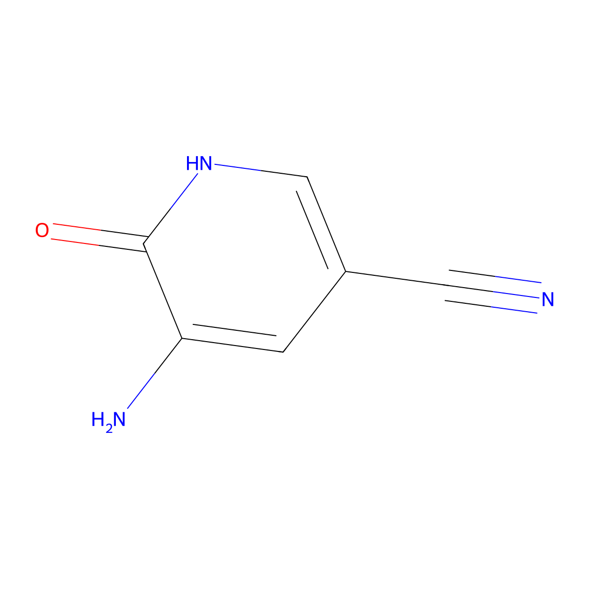 5-Amino-6-hydroxynicotinonitrile molecular structure, CAS 1695866-72-8