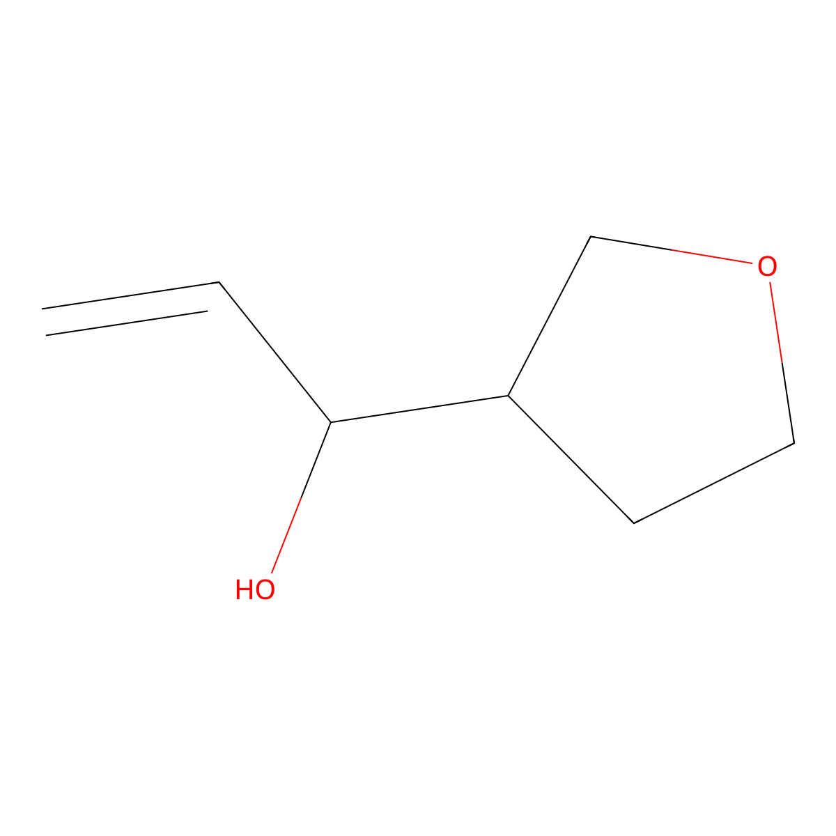 1-(Tetrahydrofuran-3-yl)prop-2-en-1-ol molecular structure, CAS 1695975-48-4