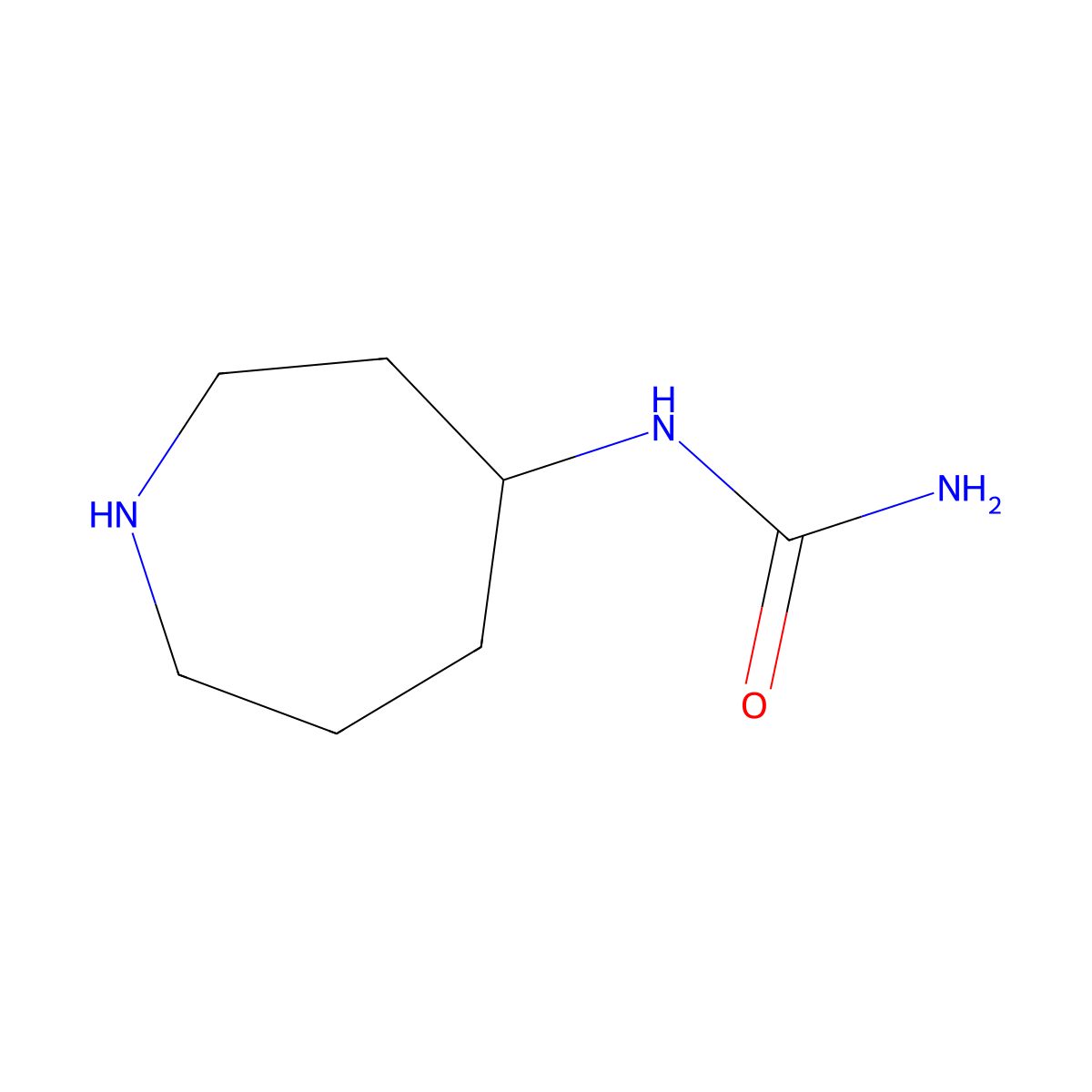(Azepan-4-yl)urea molecular structure, CAS 1696009-14-9