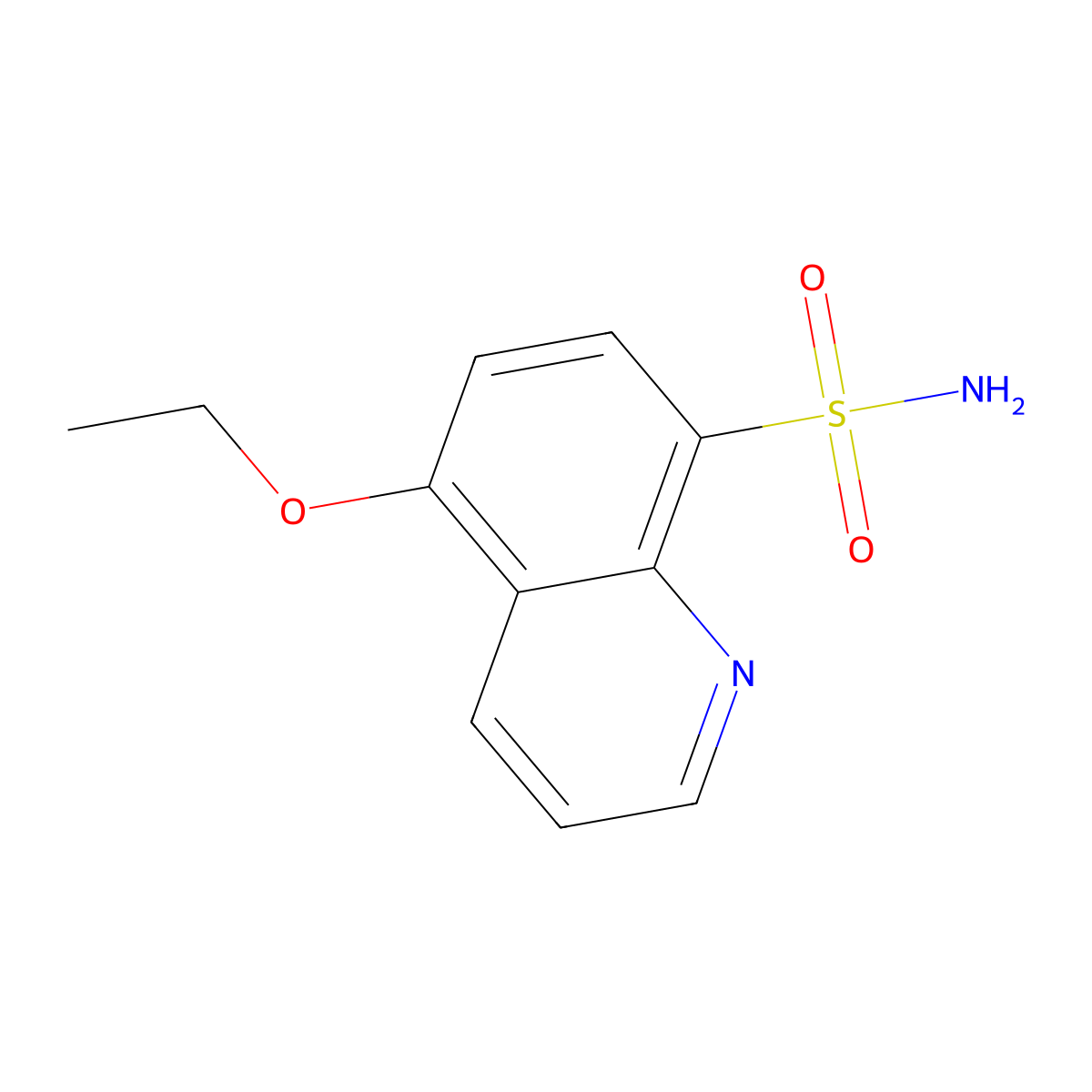5-Ethoxyquinoline-8-sulfonamide molecular structure, CAS 1696106-96-3
