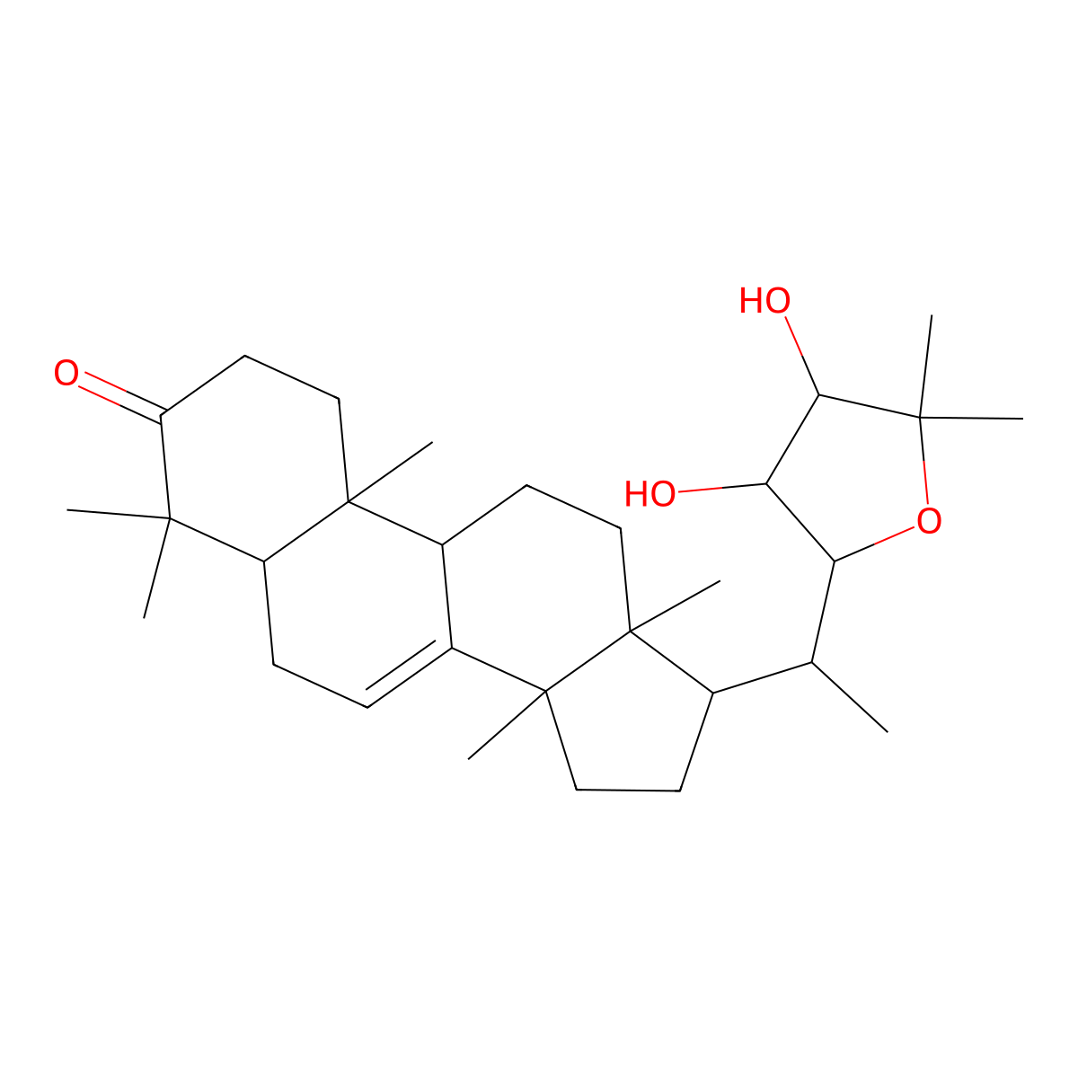 Odoratone molecular structure, CAS 16962-90-6