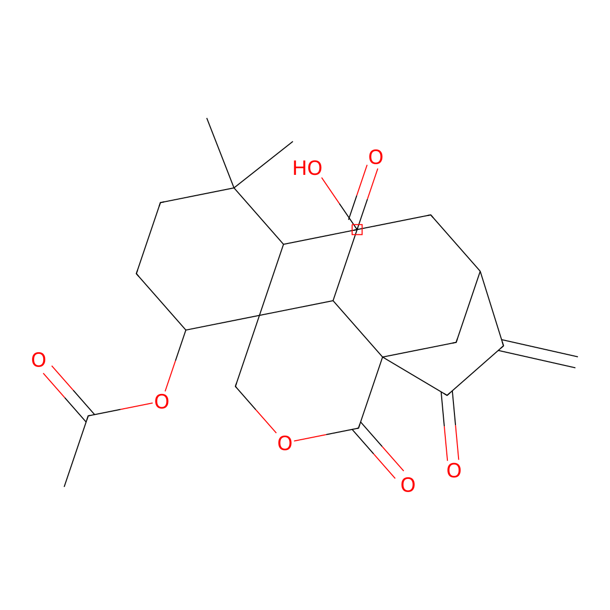 Isodonal molecular structure, CAS 16964-56-0