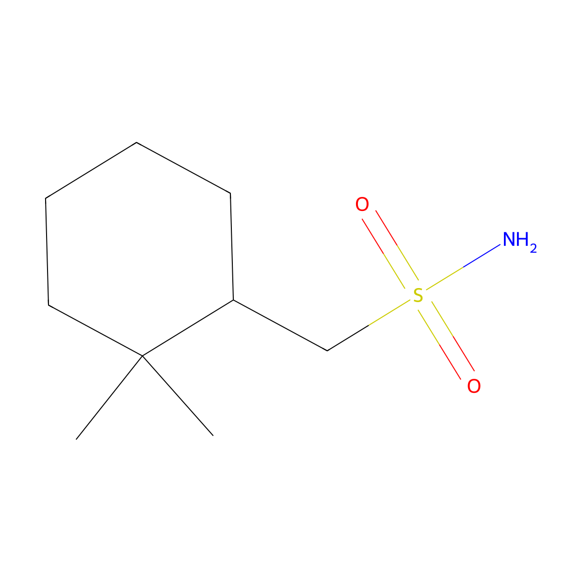 (2,2-Dimethylcyclohexyl)methanesulfonamide molecular structure, CAS 1696659-89-8