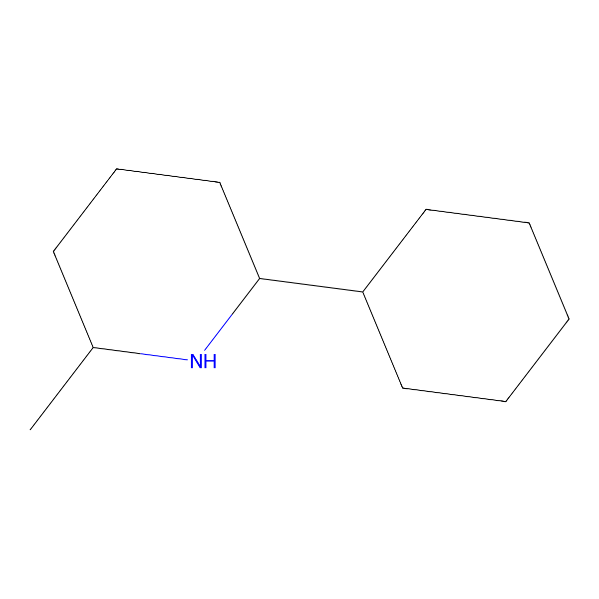 2-Cyclohexyl-6-methylpiperidine molecular structure, CAS 1696788-91-6