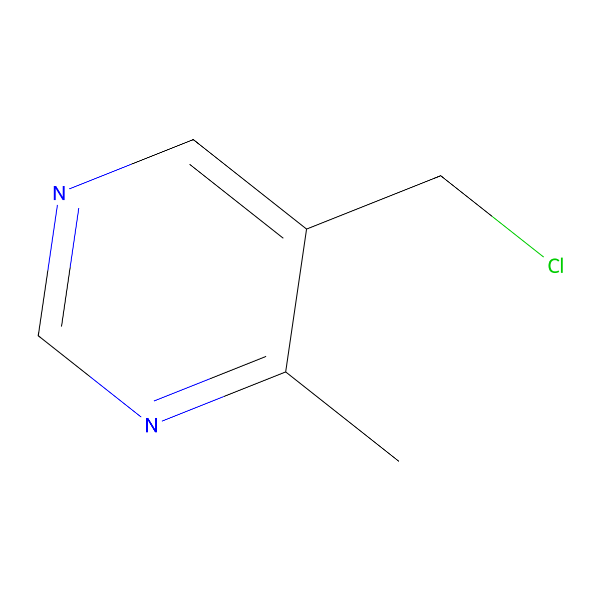 5-(Chloromethyl)-4-methylpyrimidine molecular structure, CAS 1696798-72-7