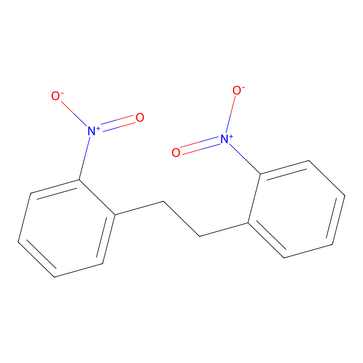 2,2'-Dinitrobibenzyl molecular structure, CAS 16968-19-7