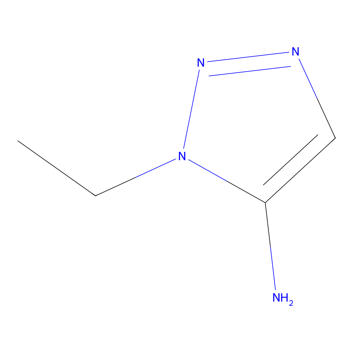 1-ethyl-1H-1,2,3-triazol-5-amine molecular structure, CAS 1696905-38-0