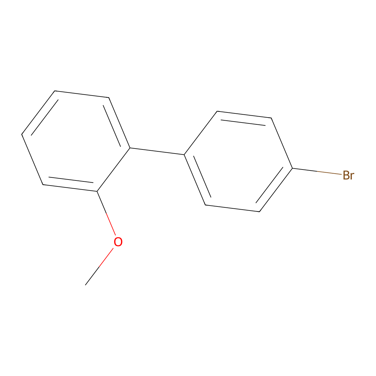 4-Bromo-2'-methoxybiphenyl molecular structure, CAS 169691-87-6