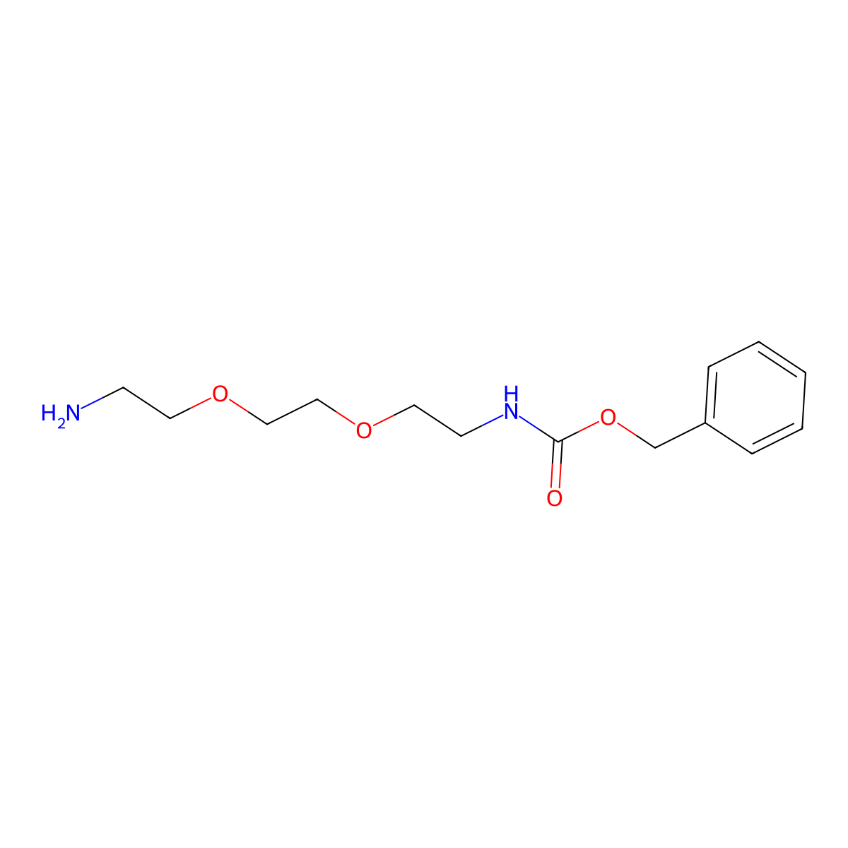 CbzNH-PEG2-CH2CH2NH2 molecular structure, CAS 169744-02-9