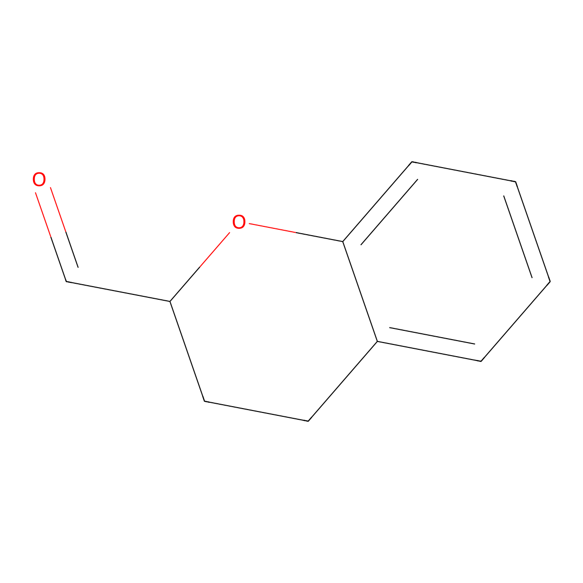 Chroman-2-carbaldehyde molecular structure, CAS 169747-89-1