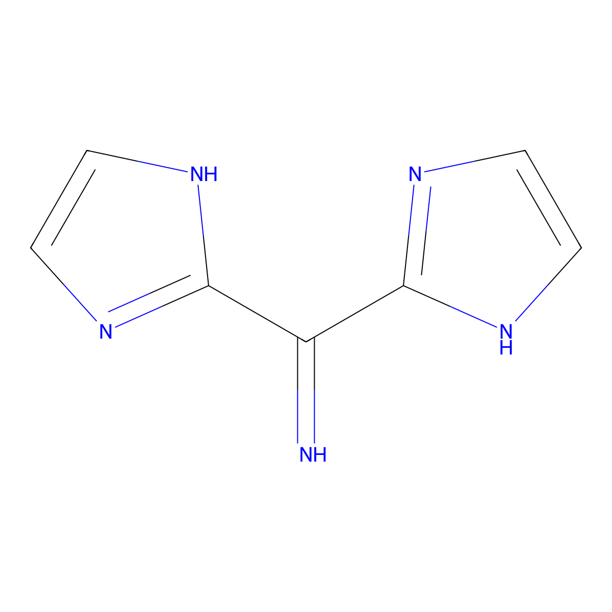 Di(1H-imidazol-2-yl)methanimine molecular structure, CAS 1697507-98-4