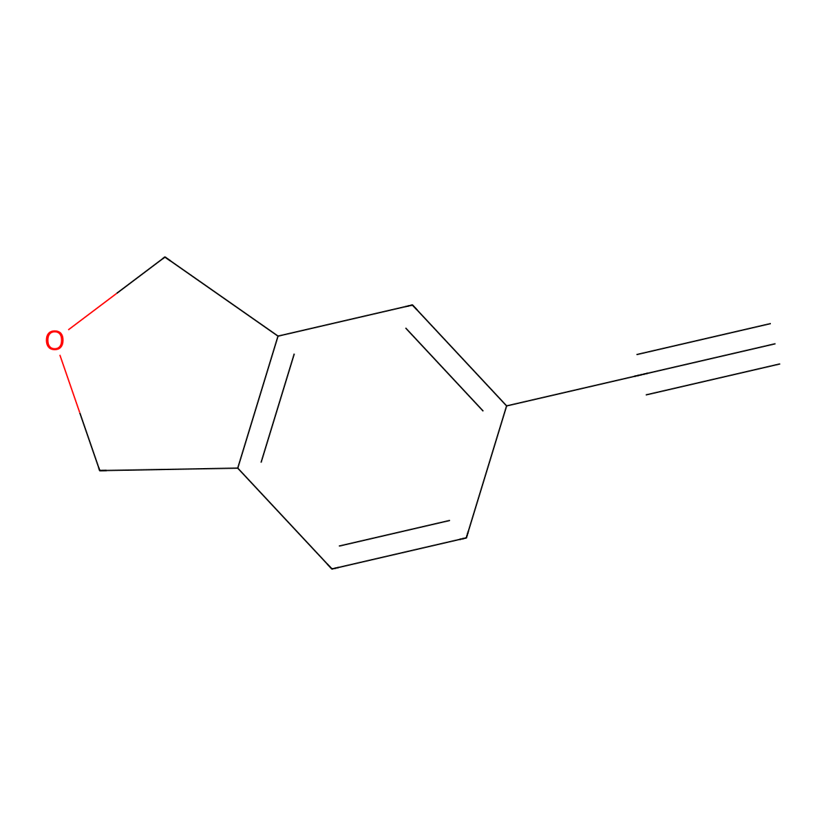 5-Ethynyl-1,3-dihydro-2-benzofuran molecular structure, CAS 1697587-21-5