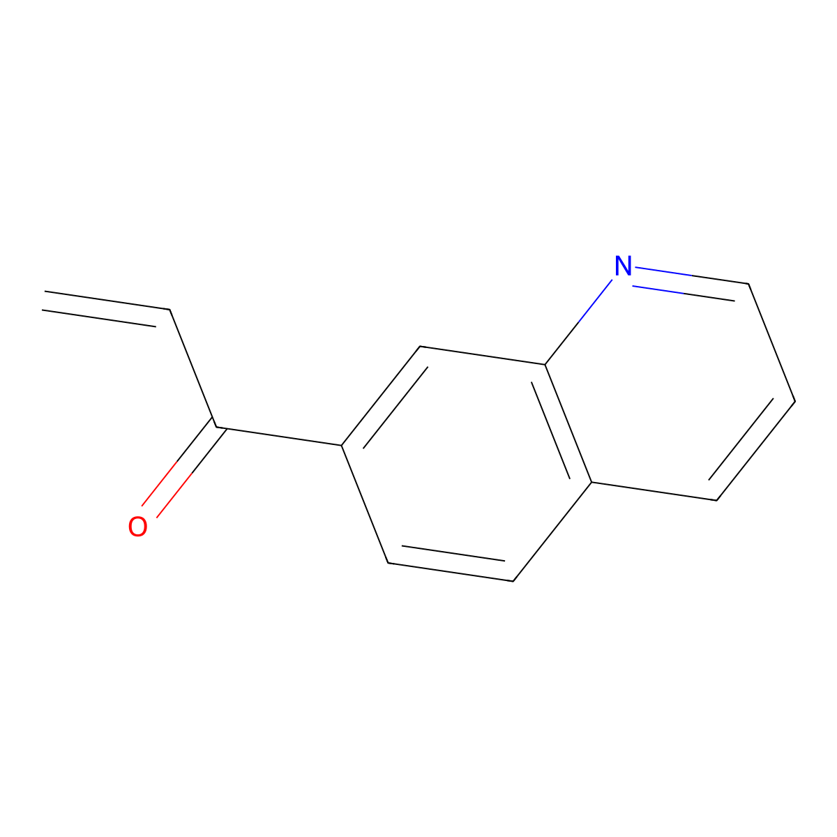 1-(Quinolin-7-yl)prop-2-en-1-one molecular structure, CAS 1697593-13-7