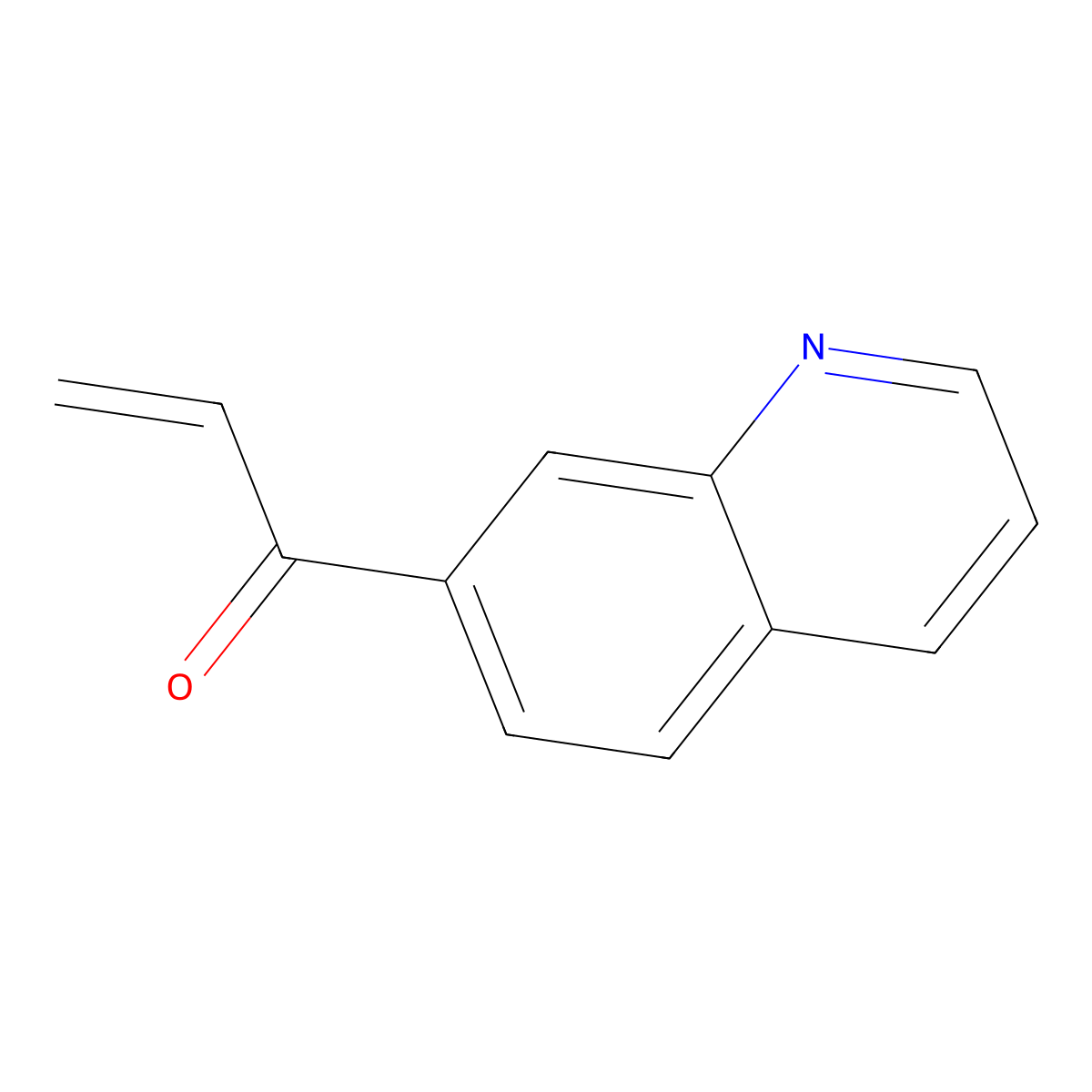 1-(Quinolin-7-yl)prop-2-en-1-one molecular structure, CAS 1697593-13-7