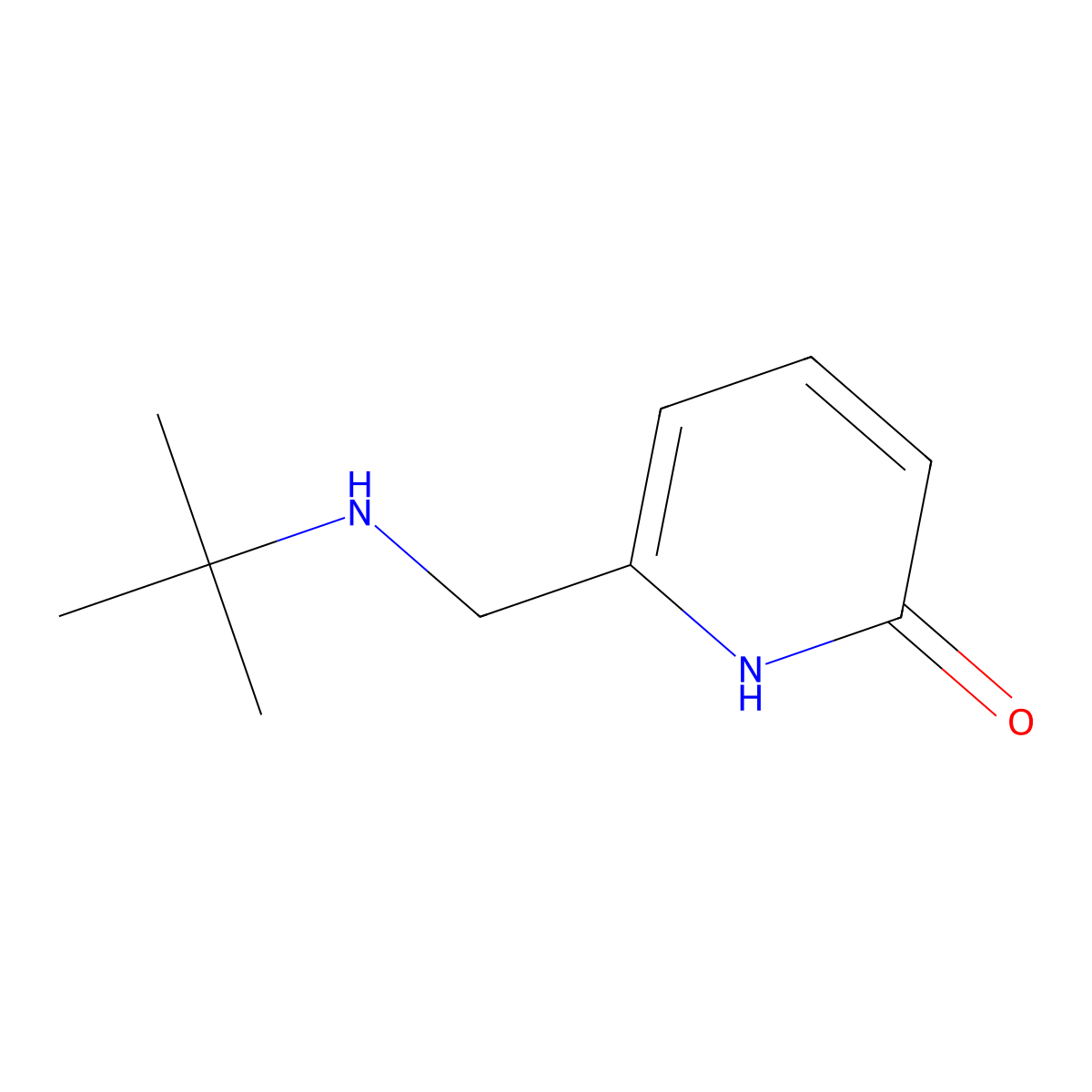 6-((tert-Butylamino)methyl)pyridin-2(1H)-one molecular structure, CAS 1697774-59-6