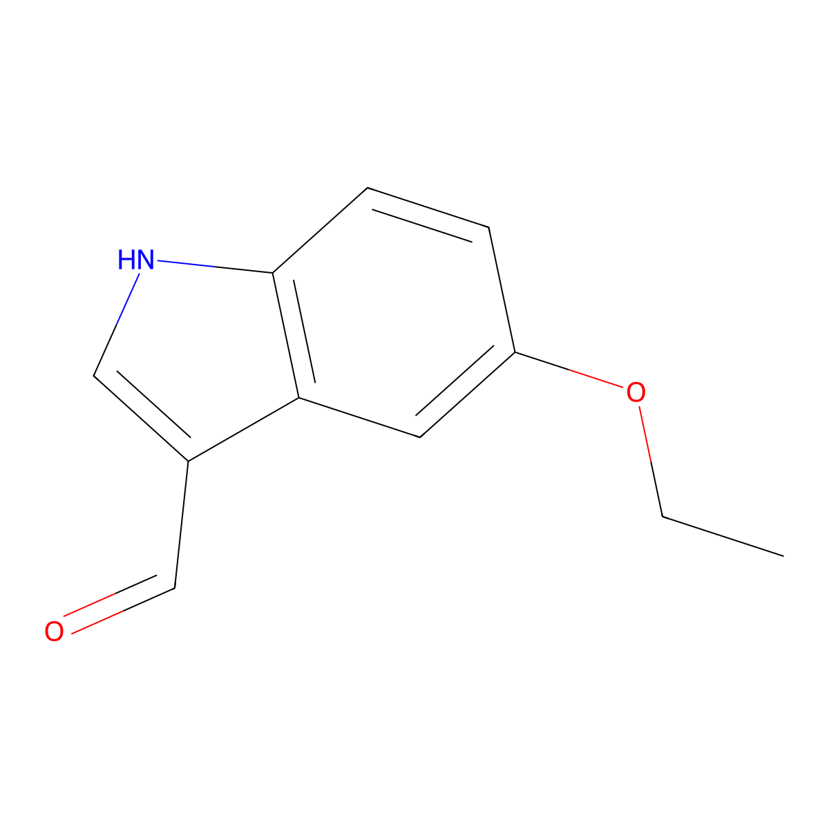 5-Ethoxy-1H-indole-3-carbaldehyde molecular structure, CAS 169789-47-3