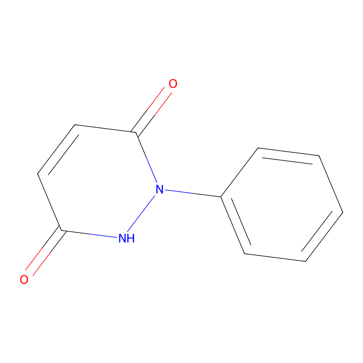 6-hydroxy-2-phenylpyridazin-3(2H)-one molecular structure, CAS 1698-54-0