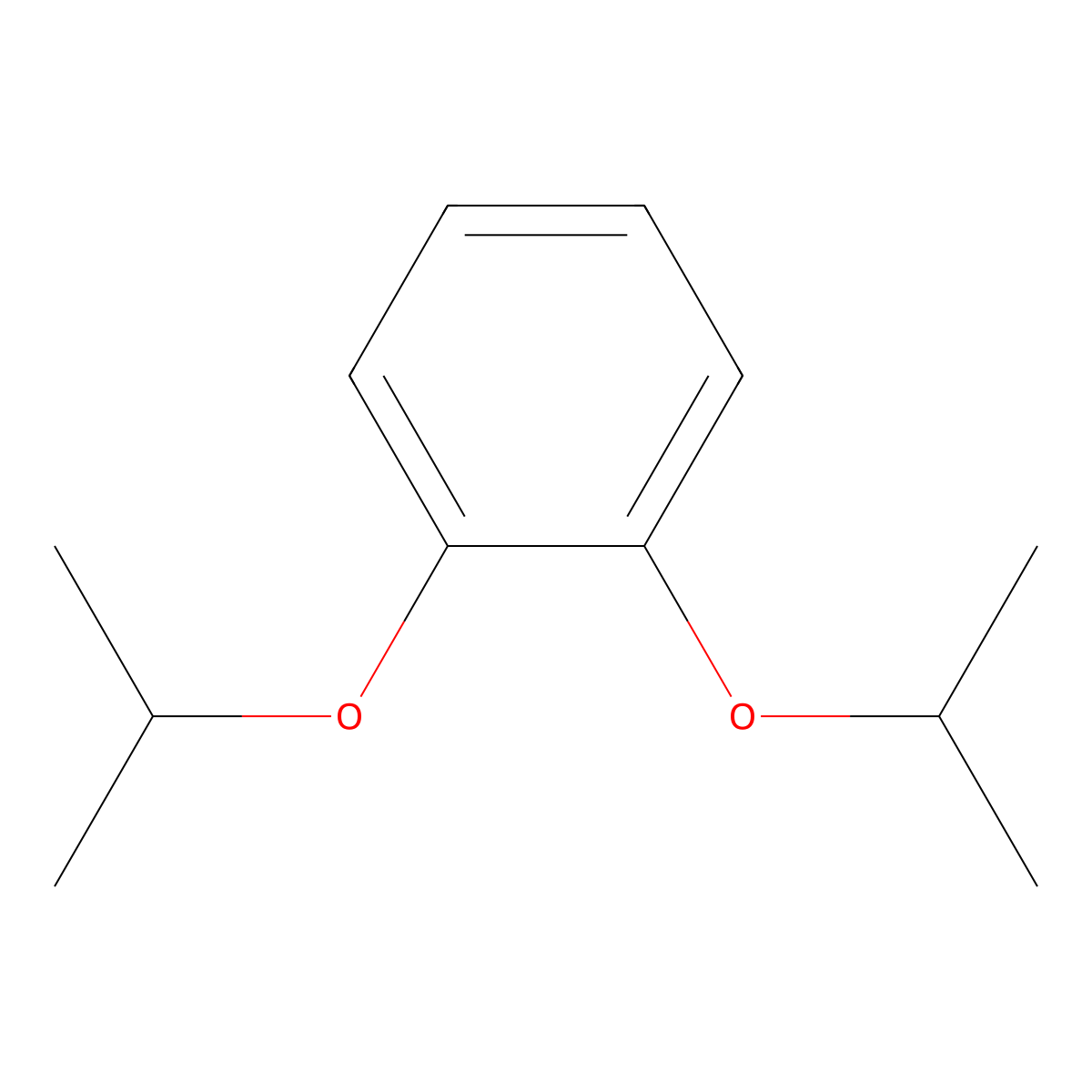 1,2-Diisopropoxybenzene molecular structure, CAS 1698-98-2