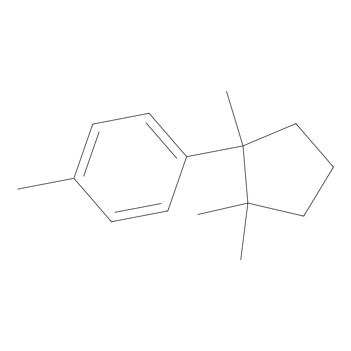 Cuparene molecular structure, CAS 16982-00-6