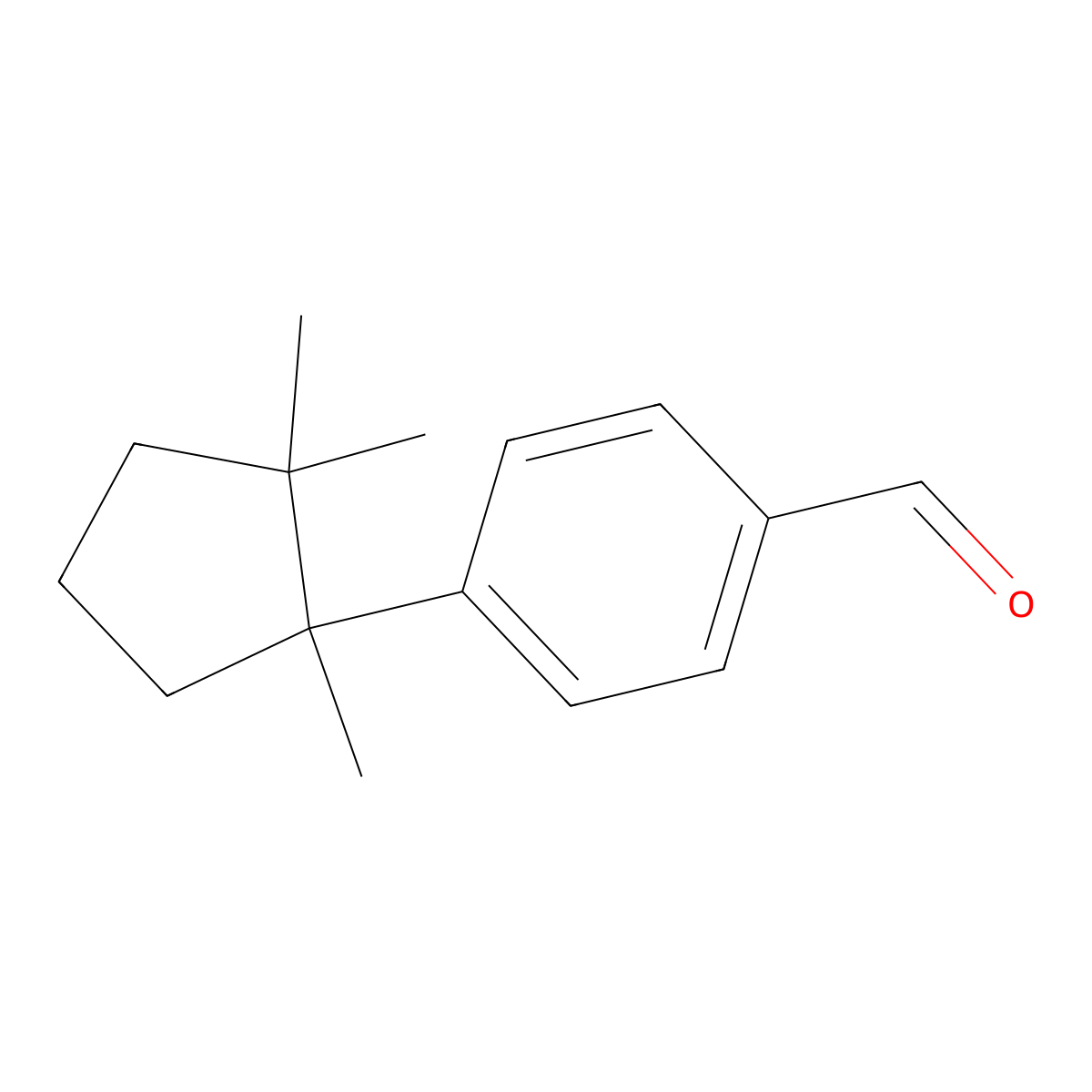 Iso-cuparenal molecular structure, CAS 16982-01-7