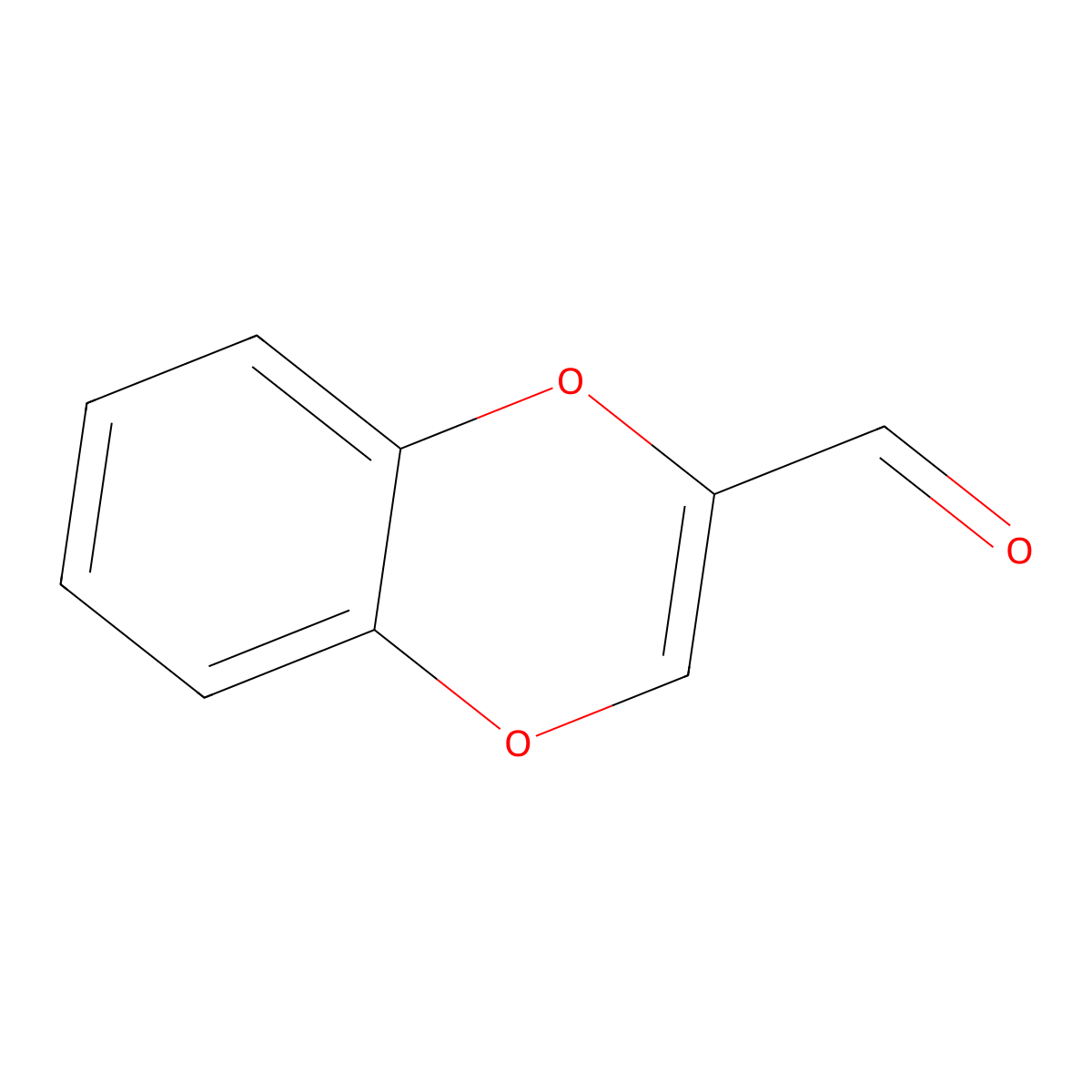 1,4-Benzodioxine-2-carbaldehyde molecular structure, CAS 169836-21-9