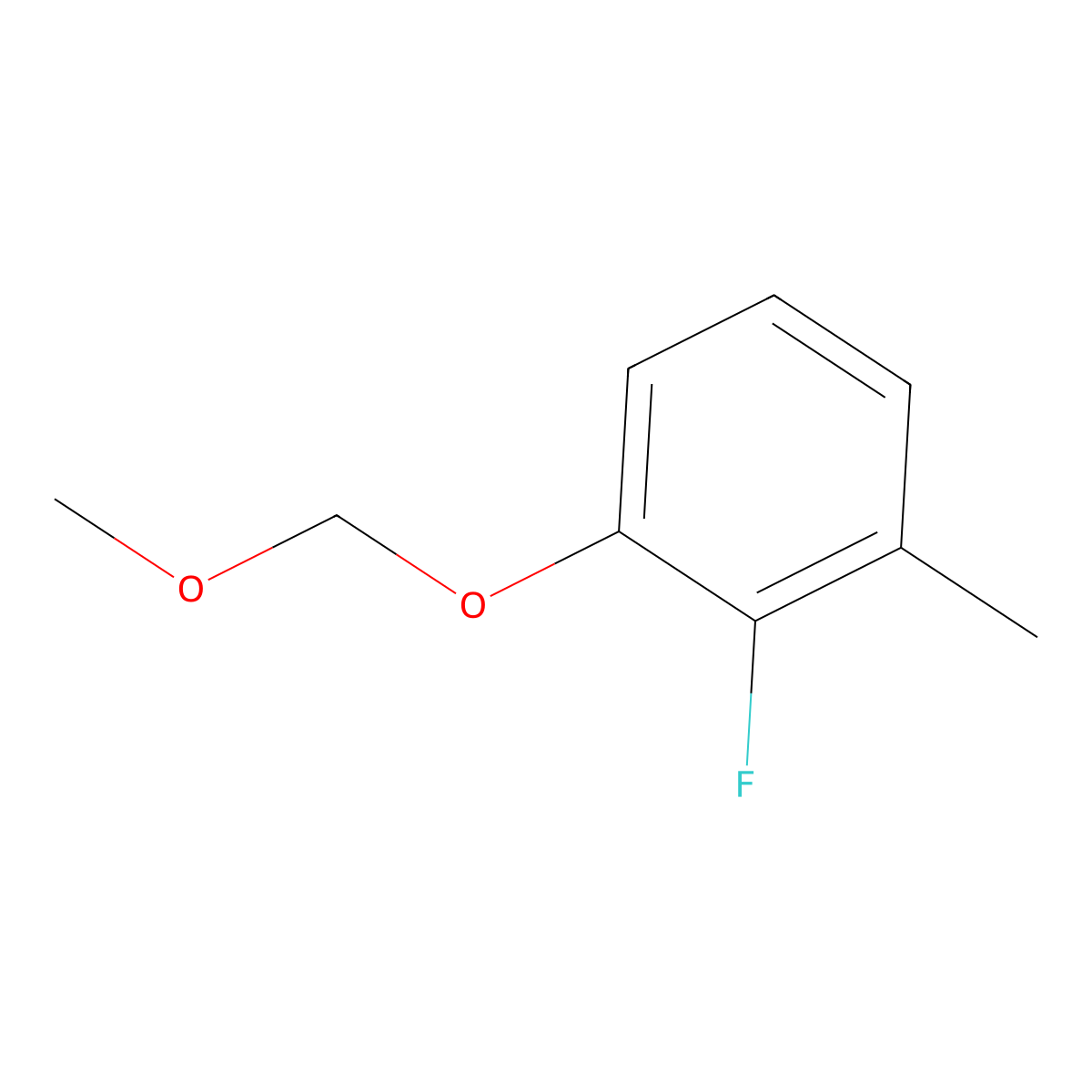 2-Fluoro-1-(methoxymethoxy)-3-methylbenzene molecular structure, CAS 1698576-59-8