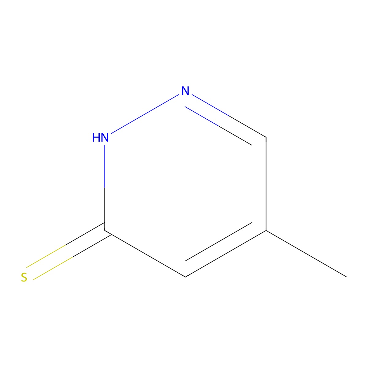 5-Methylpyridazine-3-thiol molecular structure, CAS 1698728-27-6