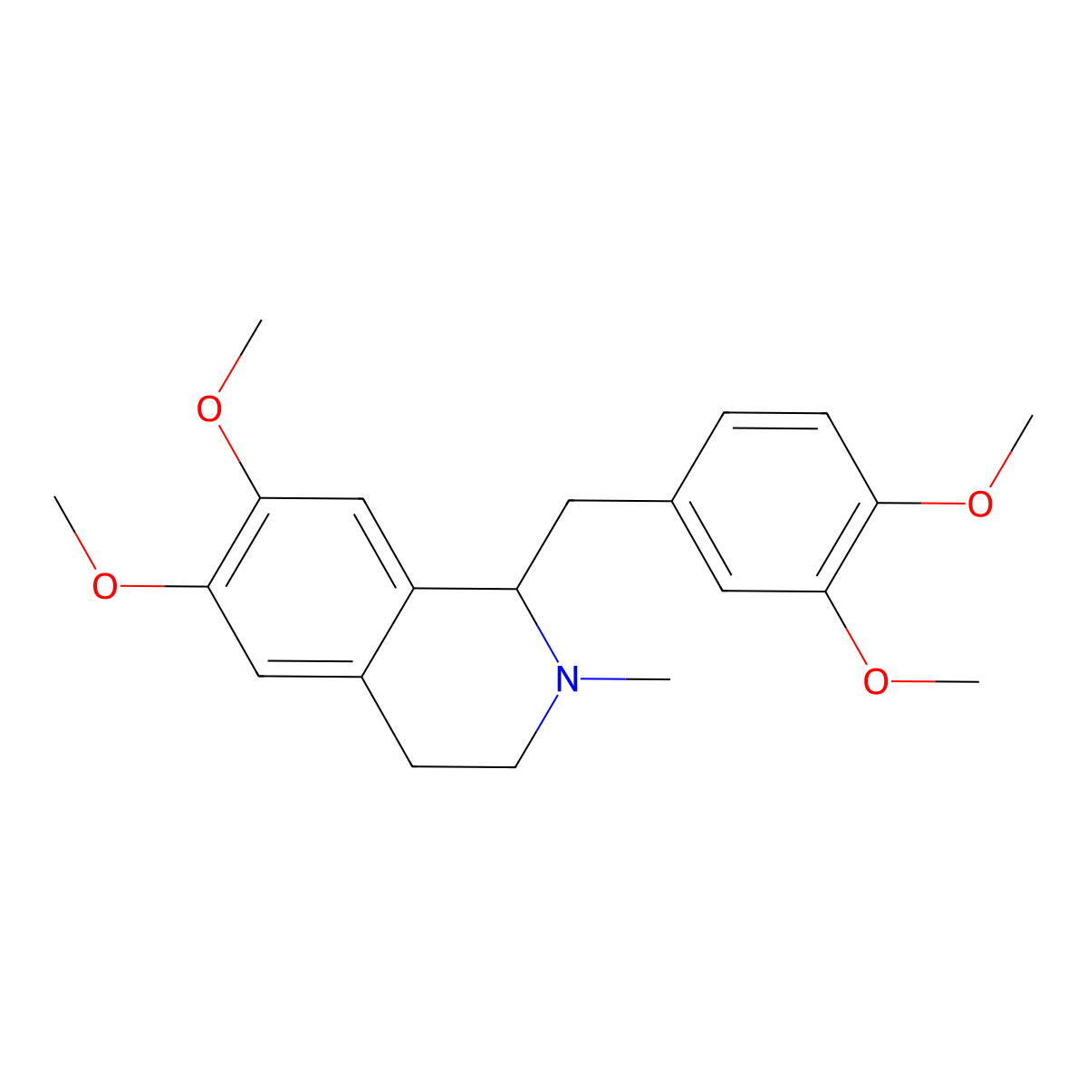 (+-)-Laudanosine molecular structure, CAS 1699-51-0
