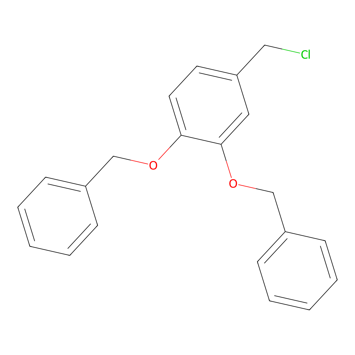 3,5-Bis(benzyloxy)-alpha-chlorotoluene molecular structure, CAS 1699-59-8