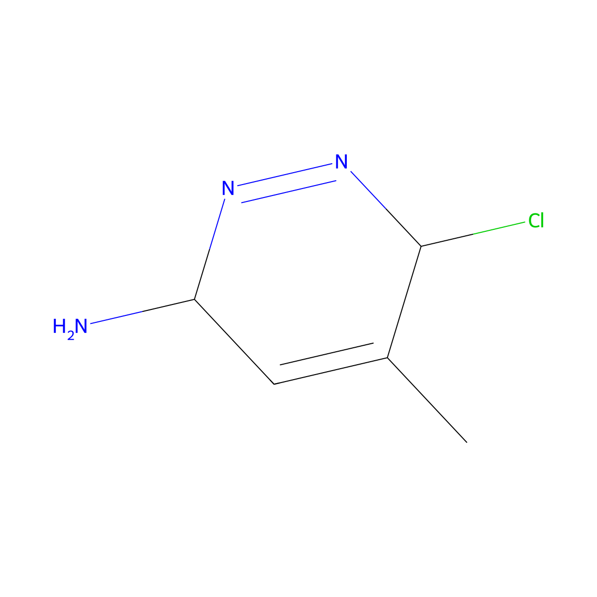 6-Chloro-5-methyl-3,6-dihydropyridazin-3-amine molecular structure, CAS 1699007-40-3