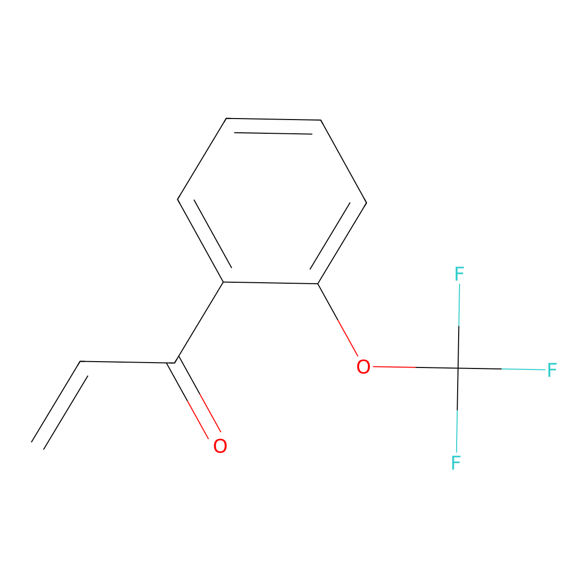 1-[2-(Trifluoromethoxy)phenyl]prop-2-en-1-one molecular structure, CAS 1699159-68-6